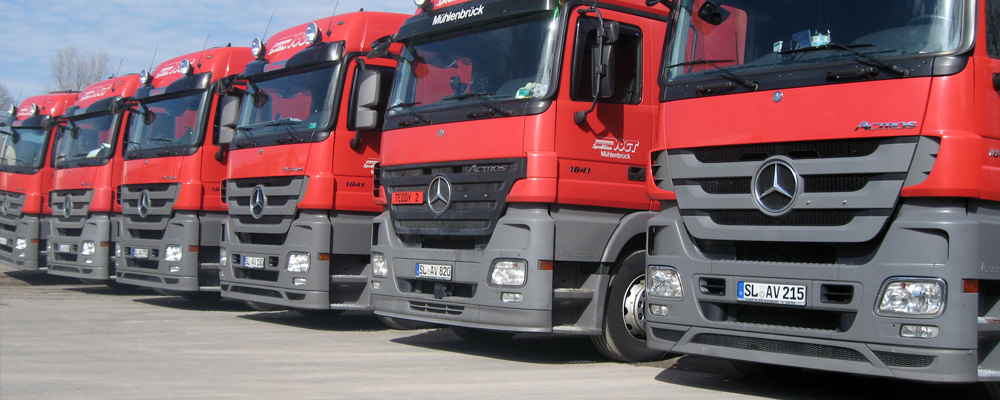 Fahrzeugflotte, Gütertransport in Deutschland, Skandinavien und Benelux